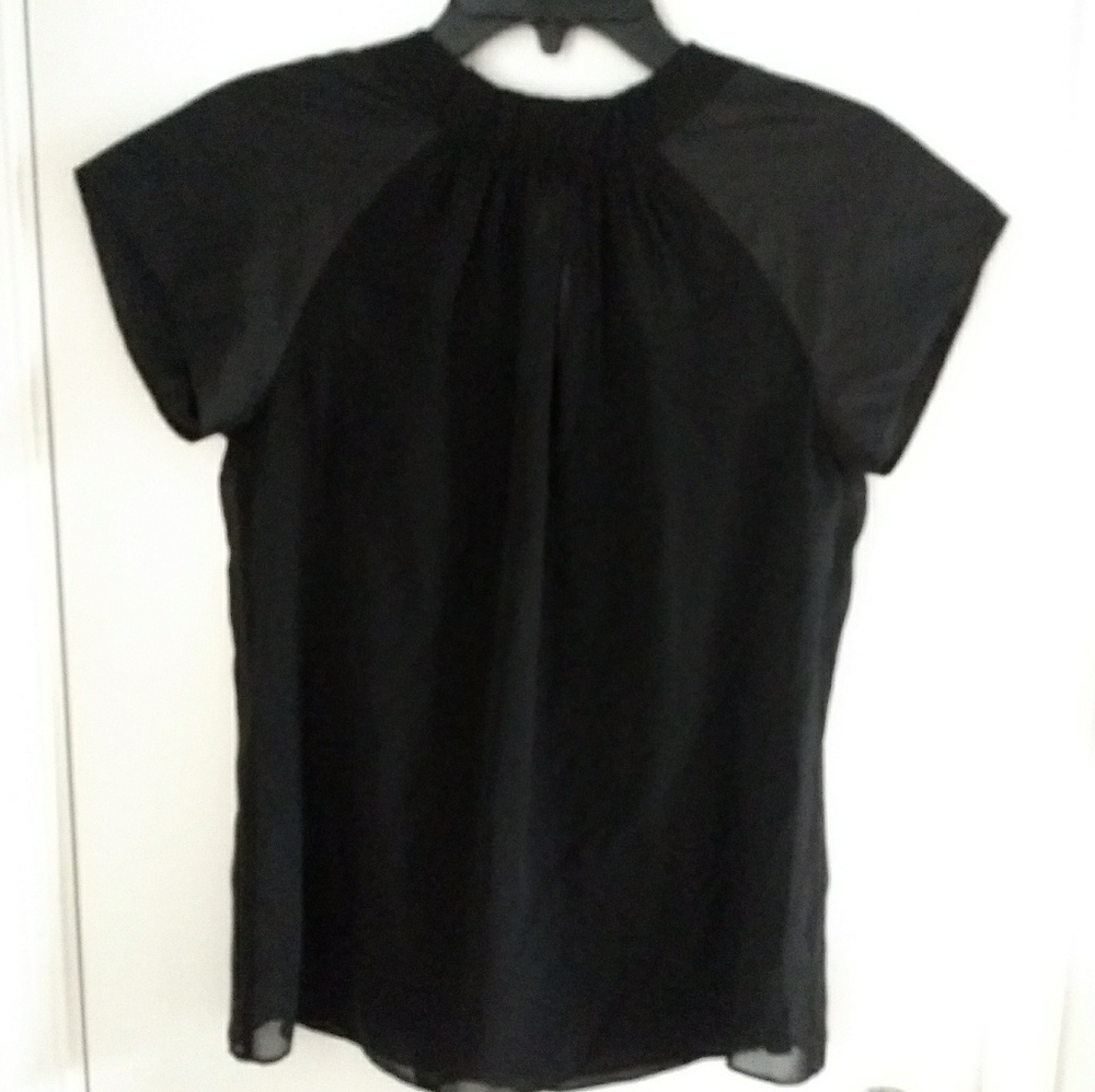Rachel Zoe 💯 Silk Black Top, Size 0